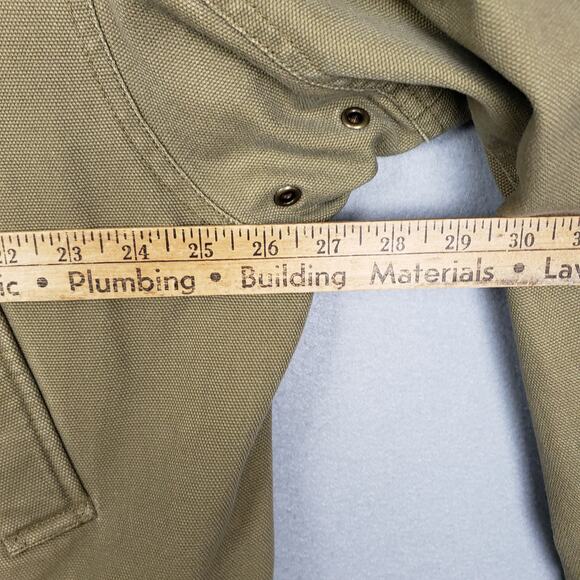 Bob Timberlake Men's Size XL Cotton Chore Jacket Beige Utility Barn Coat Cowboy - Picture 8 of 11